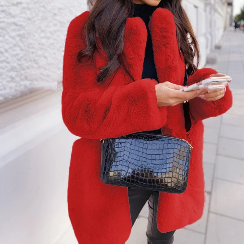 Norita - Faux Fur Jas - Perfect voor aankomende winter