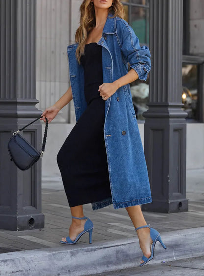 Prudence - Denim Jacket Mantel