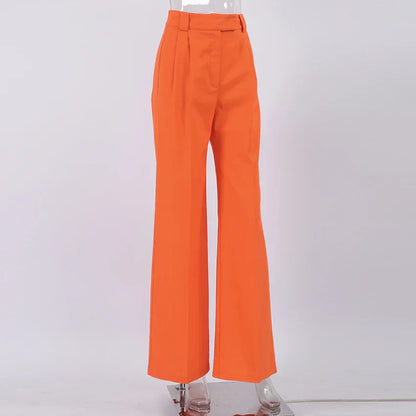 Grace | wijde hoge taille broek