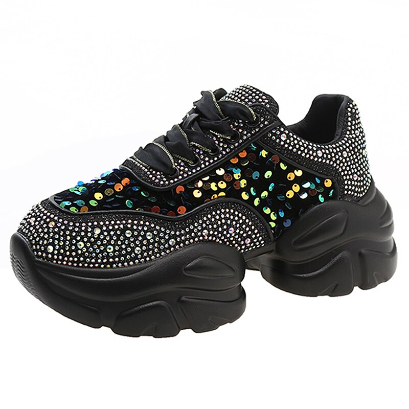Sneakers met glitters
