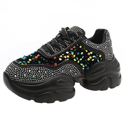 Sneakers met glitters