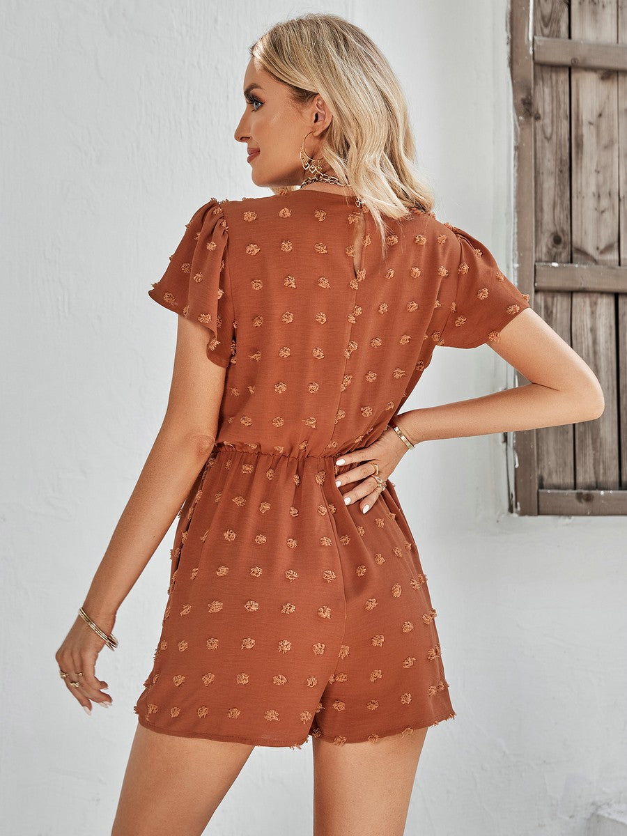 Bruine dots playsuit