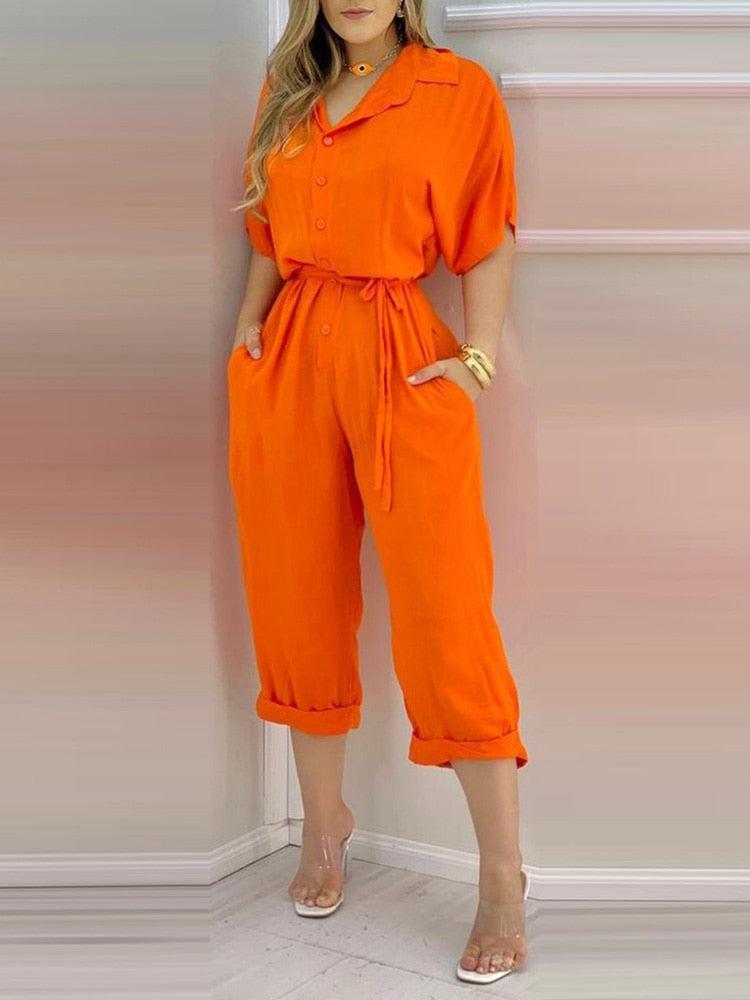 Oranje jumpsuit