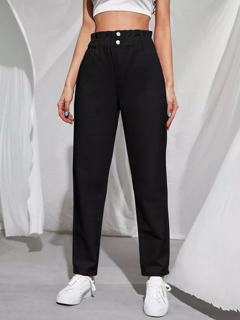 ModeParisienne® Verena - Trendy Rekbare Hoge Taille Jeans voor een Flatterende Silhouette