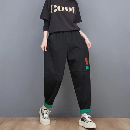 ModeParisienne® Lilwen - Wijde Oversized Enkel-Lange Jeans