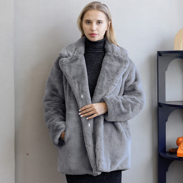 Norita - Faux Fur Jas - Perfect voor aankomende winter