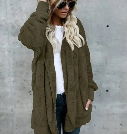 Lovie - Warme oversized Fleece-Jas voor Dames