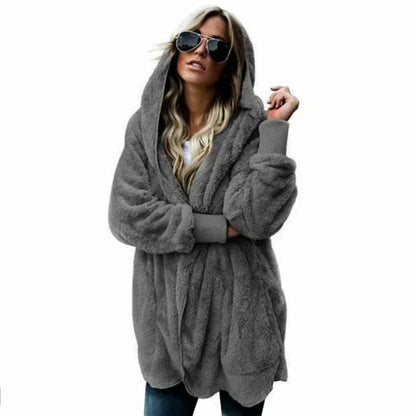 Lovie - Warme oversized Fleece-Jas voor Dames