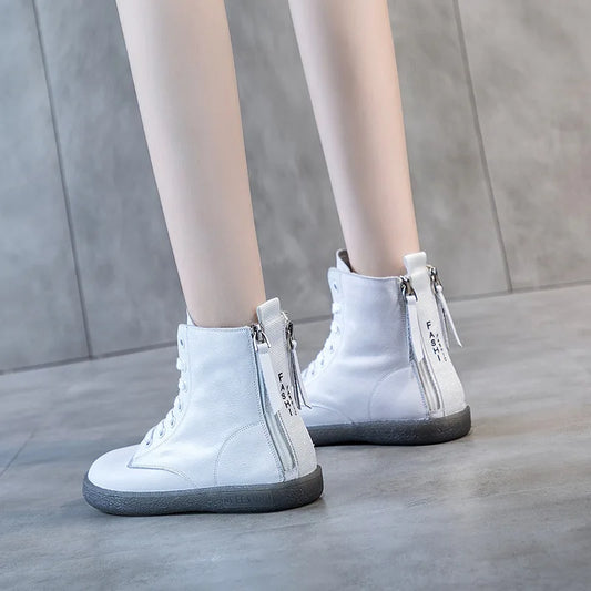 ModeParisienne® Claire - Enkelboots met Dubbele Rits