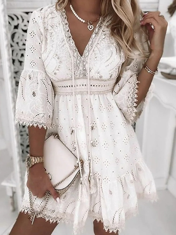 Olympia - boho Ibiza jurk