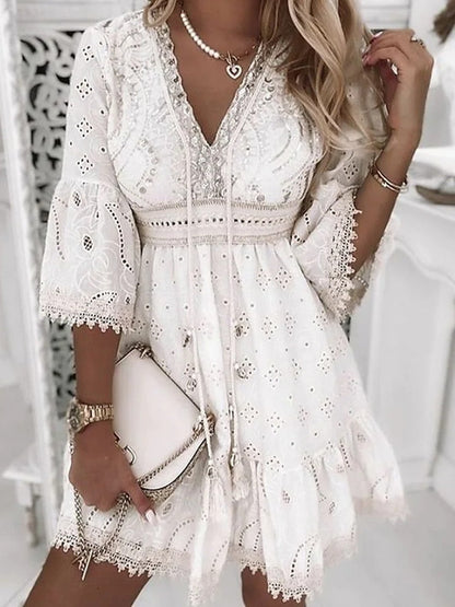 Olympia - boho Ibiza jurk