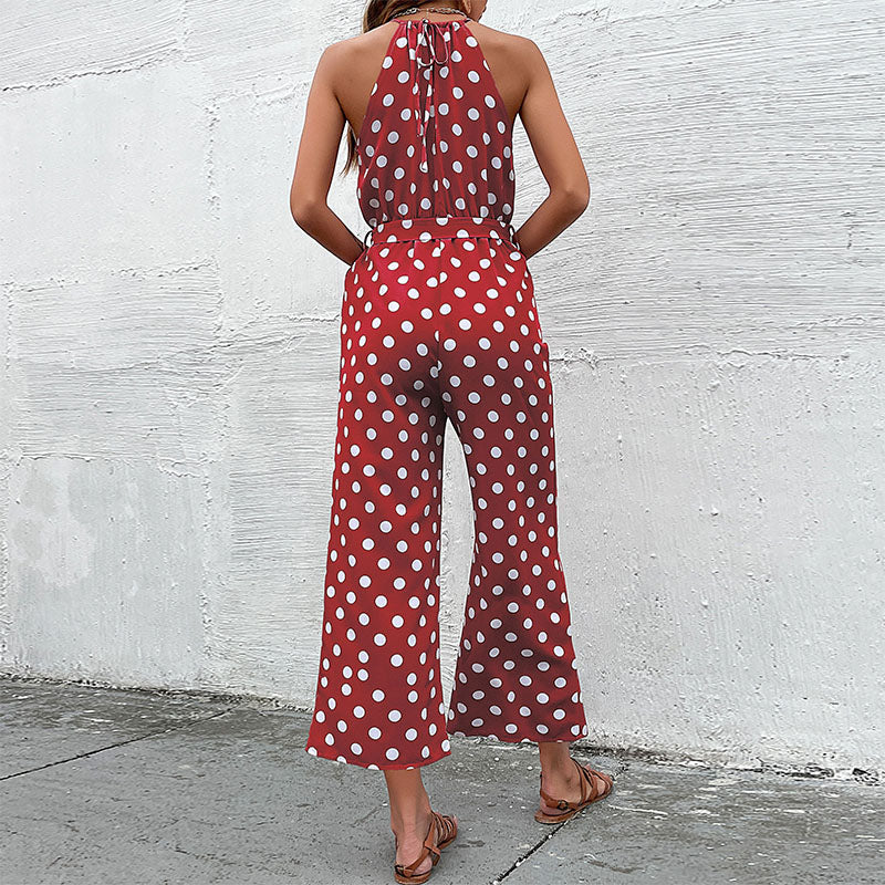 Jumpsuit met stippen
