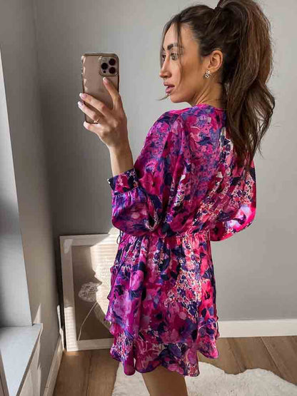 Flare jurk met print