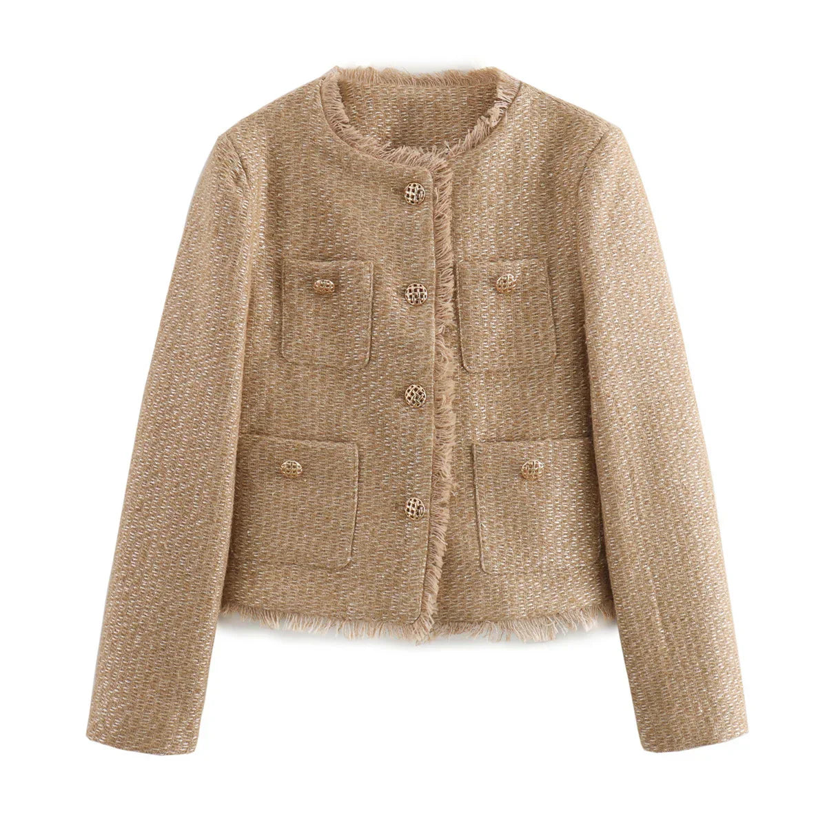 Chai Tweed Blazer | Chique wollen tussenjas voor dames