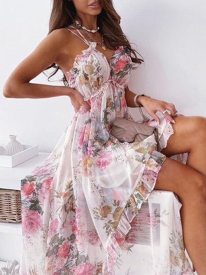 Jurk met bloemenprint