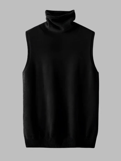 BergHaven Sweater | Stijlvolle mouwloze coltrui voor dames