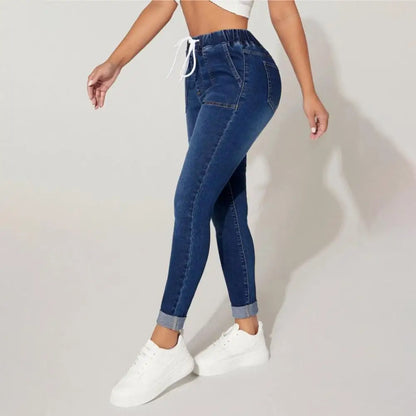 Damesjeans in joggingstijl - Alanna