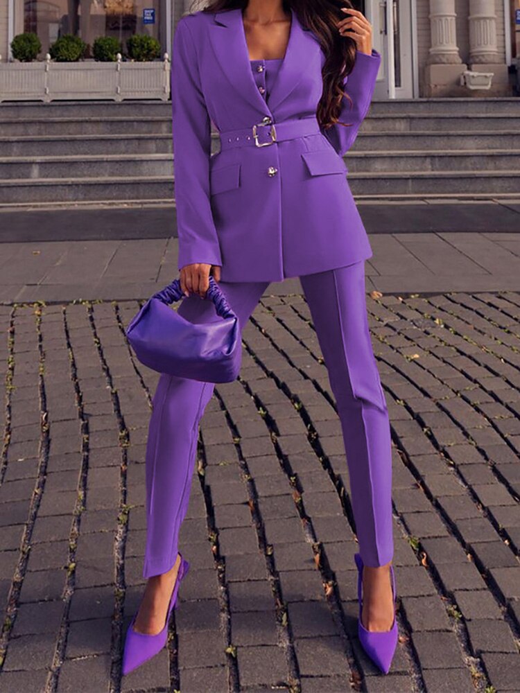 Two piece set suit