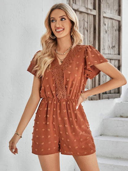 Bruine dots playsuit
