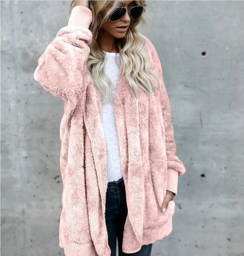 Lovie - Warme oversized Fleece-Jas voor Dames