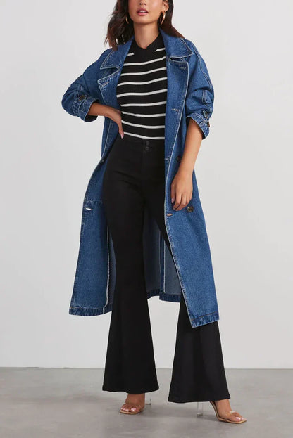 Prudence - Denim Jacket Mantel