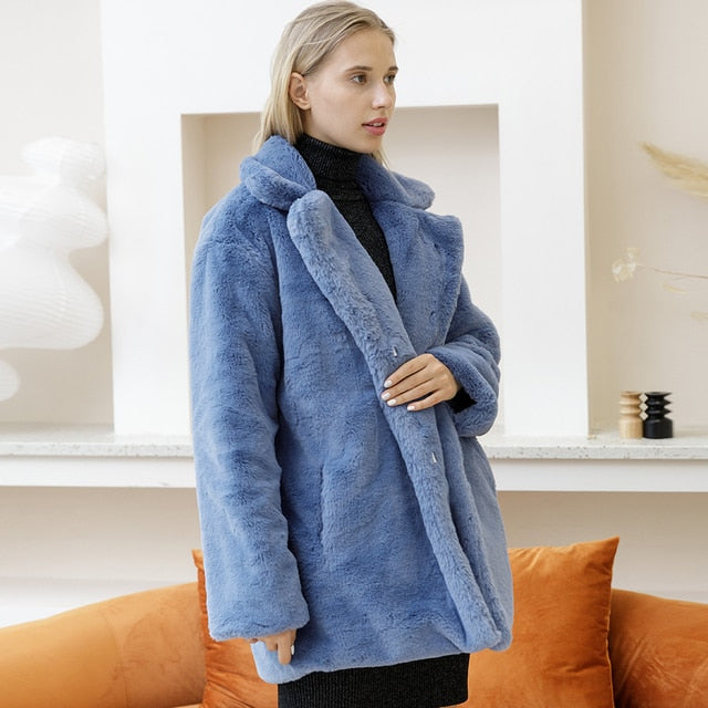 Norita - Faux Fur Jas - Perfect voor aankomende winter