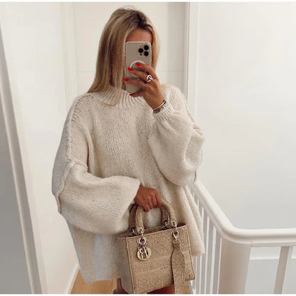 COSS Sweater | Trendy Oversized zachte warme gebreide trui voor dames