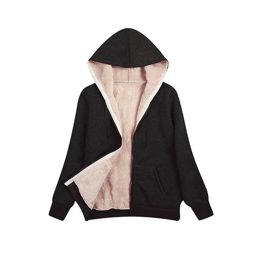 Celine Fleece Vest | Super warm gezellig fleece vest met capuchon voor dames