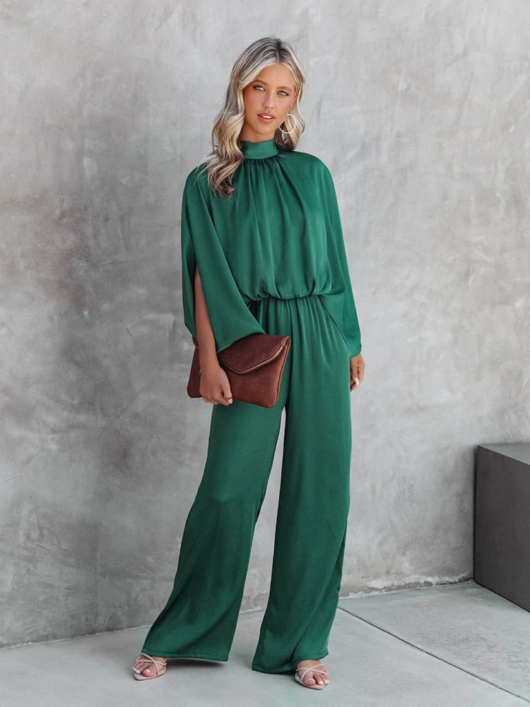 Clarinda - Elegante groene jumpsuit