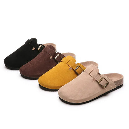 ModeParisienne® Matilda - Dichte Teen Slippers Suède