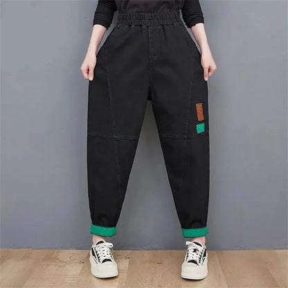 ModeParisienne® Lilwen - Wijde Oversized Enkel-Lange Jeans
