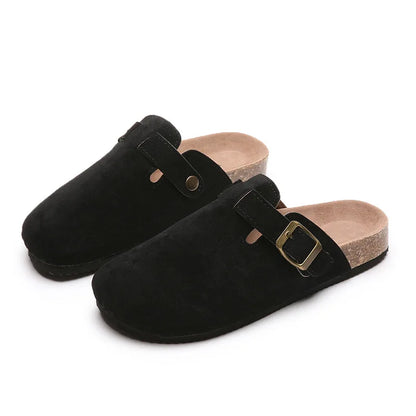ModeParisienne® Matilda - Dichte Teen Slippers Suède