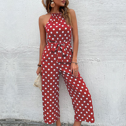 Jumpsuit met stippen