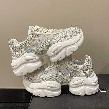 Sneakers met glitters