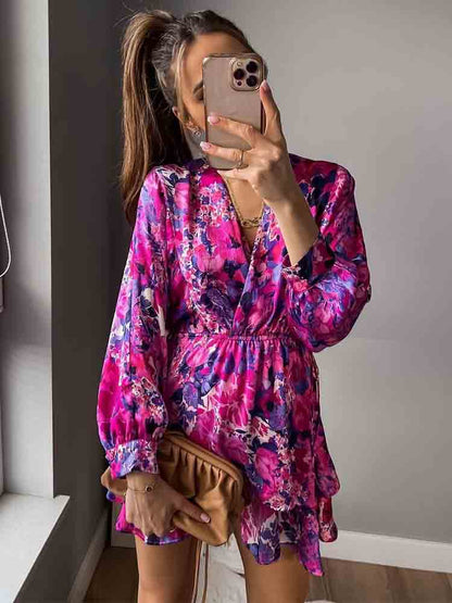 Flare jurk met print