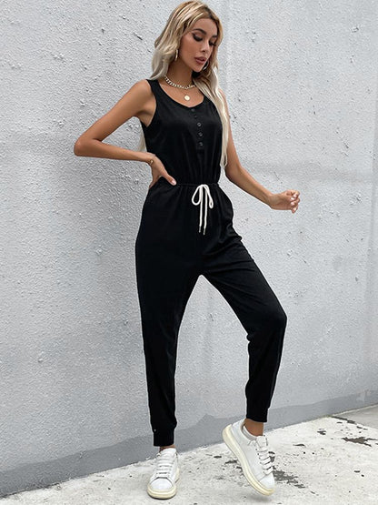 Zwarte comfy jumpsuit