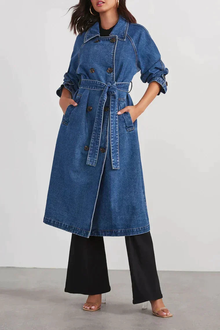 Prudence - Denim Jacket Mantel