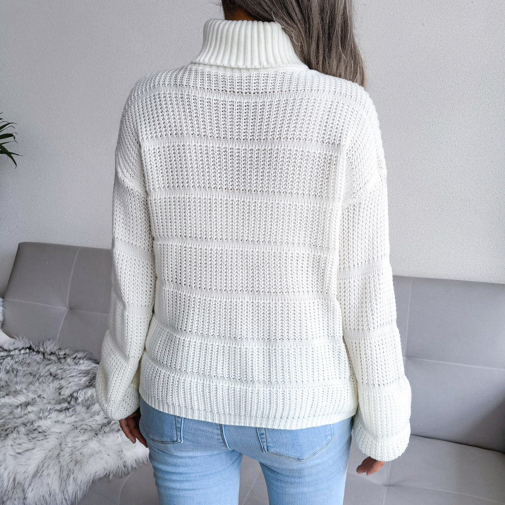 Witte trui met col