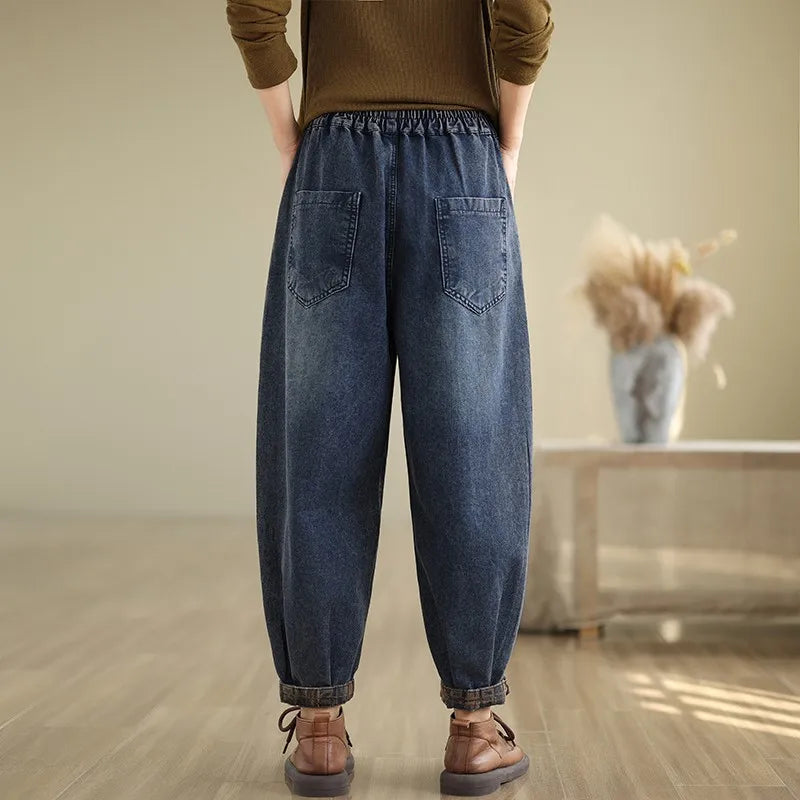 Damesjeans in joggingstijl - Felicity