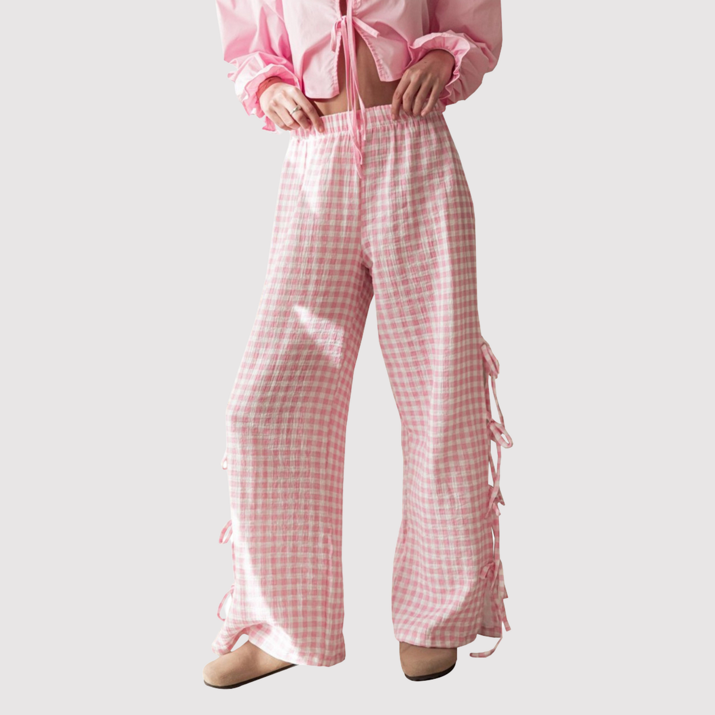 Alex - Stijlvolle en Comfortabele Zomerbroek met Wijde Pijpen voor Vrouwen