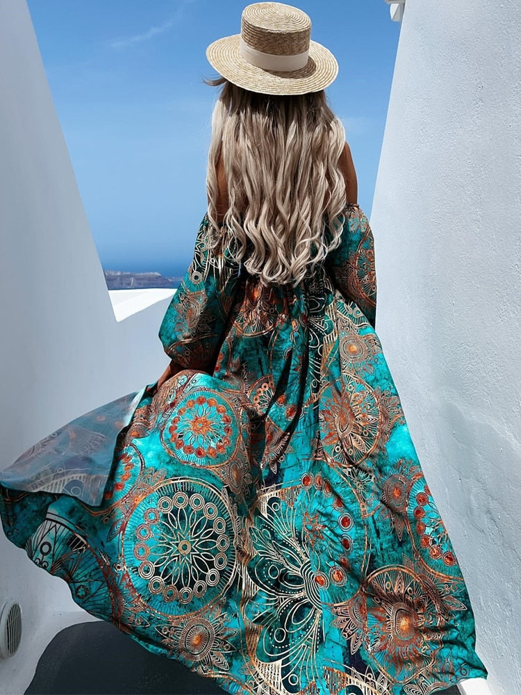 Boho maxi jurk