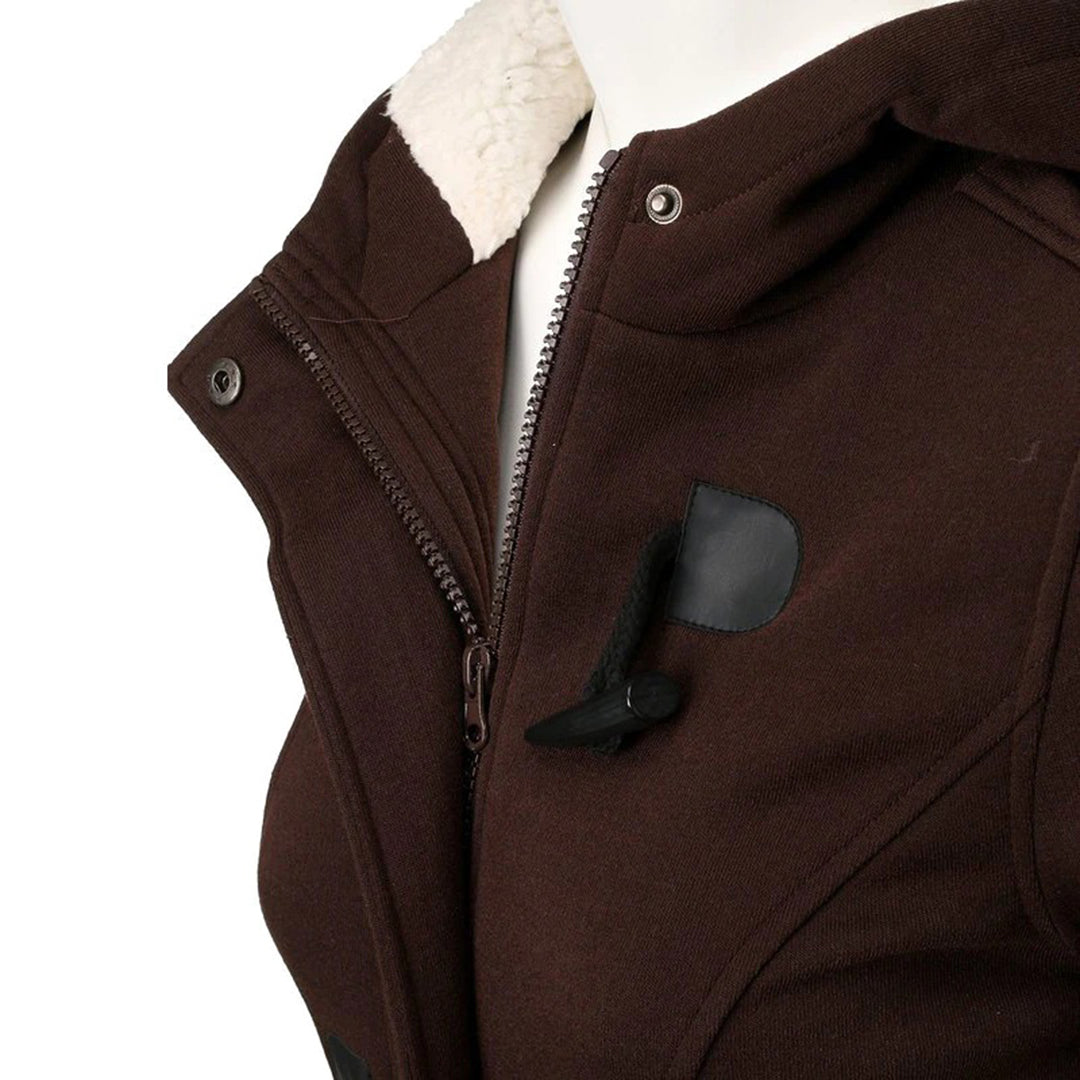 Imogen | lange winterjas met capuchon