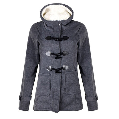 Ladonna - Lange Winterjas met Capuchon voor Vrouwen