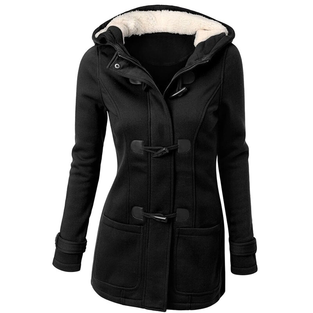 Ladonna - Lange Winterjas met Capuchon voor Vrouwen