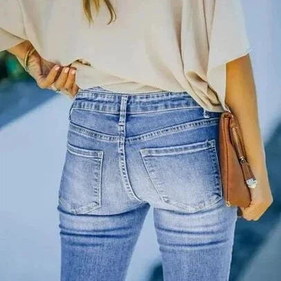 High waist jeans dames