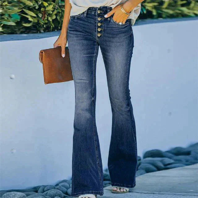 High waist jeans dames