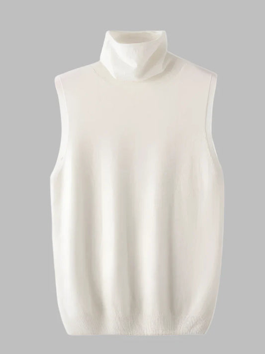 BergHaven Sweater | Stijlvolle mouwloze coltrui voor dames