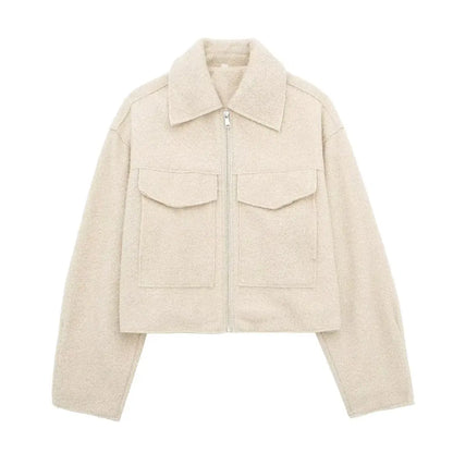 ModeParisienne® Romalie | Vintage Warm Zipper Jacket
