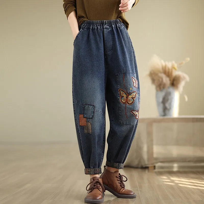 Damesjeans in joggingstijl - Felicity