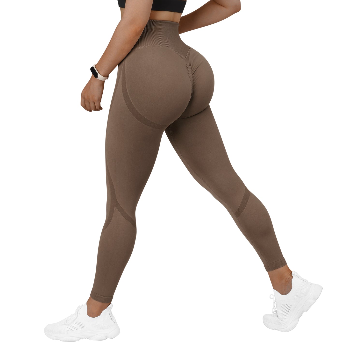 Hoge taille opstaande legging voor dames